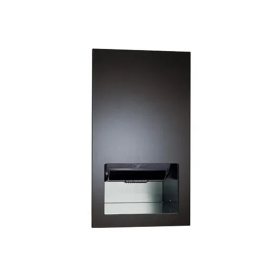 PIATTO™ seinään upotettava automaattinen rullakäsipaperiannostelija, paristokäyttöinen – musta